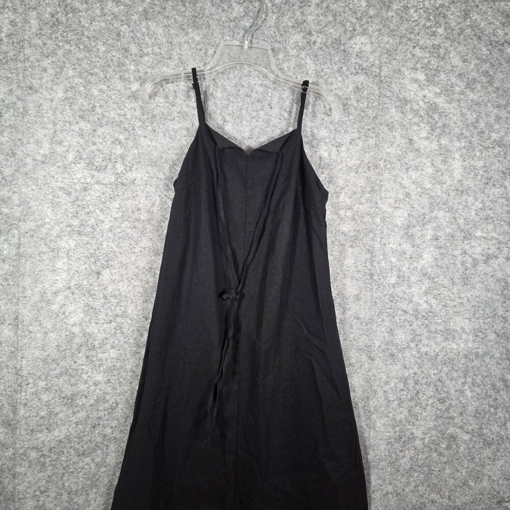 Universal Thread NWT Women's Sleeveless Midi Dress  Smocked Back Black Size XS - Picture 3 of 10